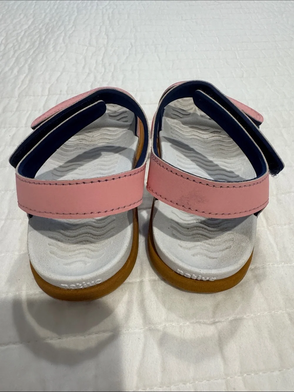 Toddler Girl Pink Adjustable Native Sandals